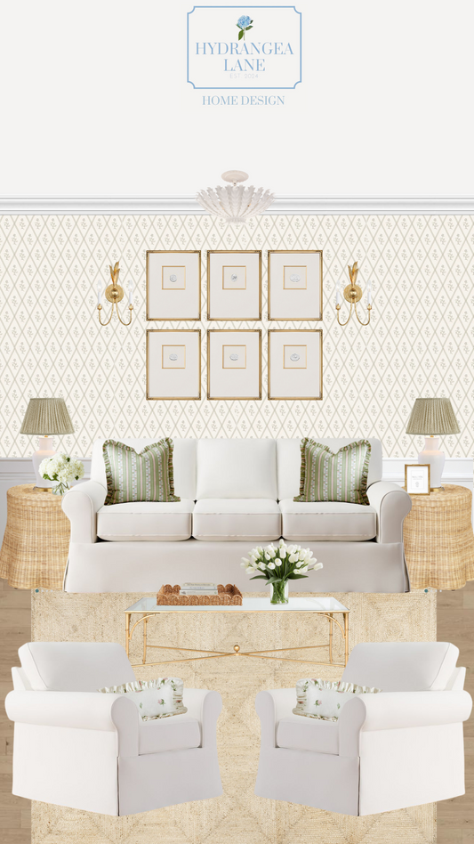 A Girly/Classic Living Space