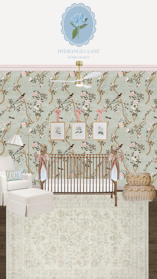 Chinoiserie Girl Dreams