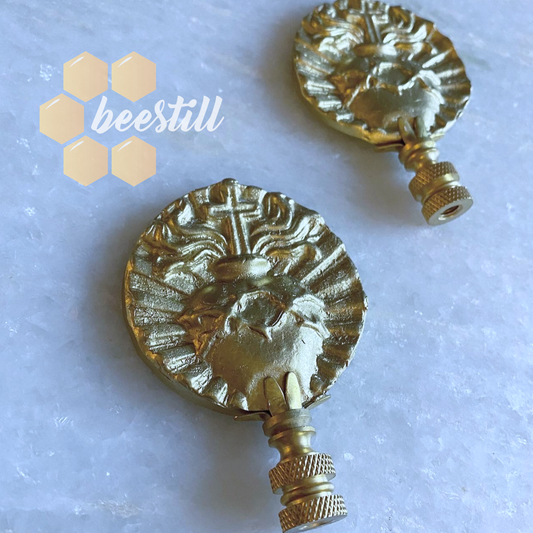 Sacred Heart Lamp Finial