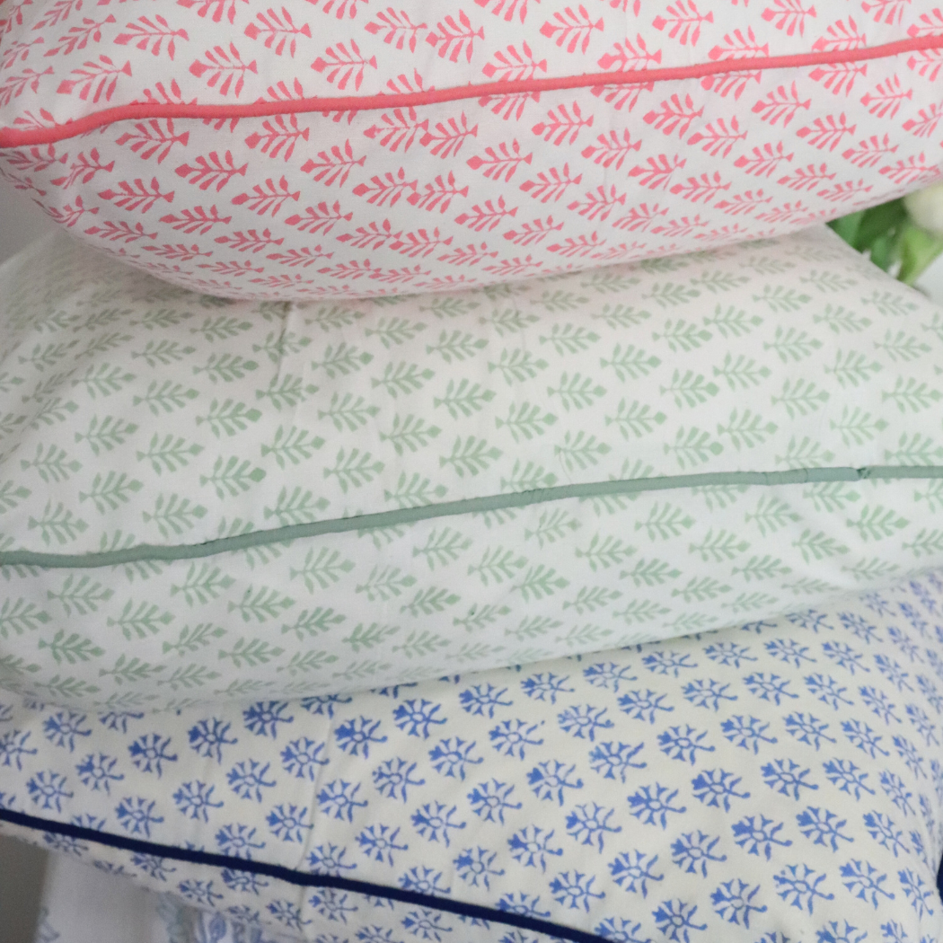 Pastel Green Pillow Cover