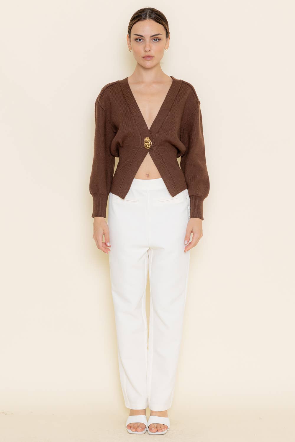 Naomi Gold Detail Cardigan